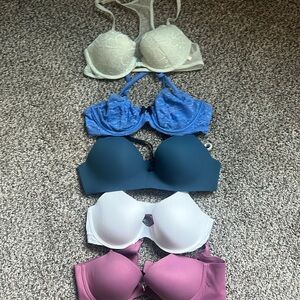 Victoria Secret 34B set of 5 bras